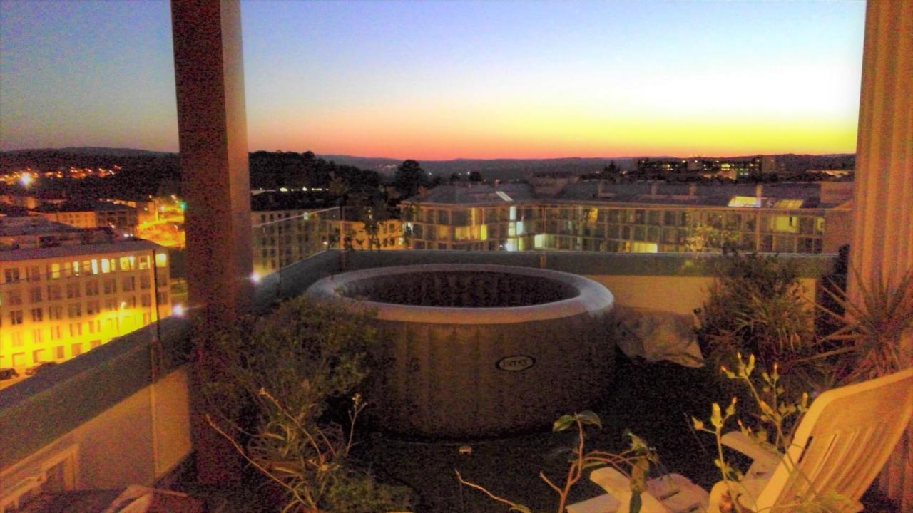 Preciosa Habitacion Suite En Atico Con Terraza Santiago de Compostela Dış mekan fotoğraf